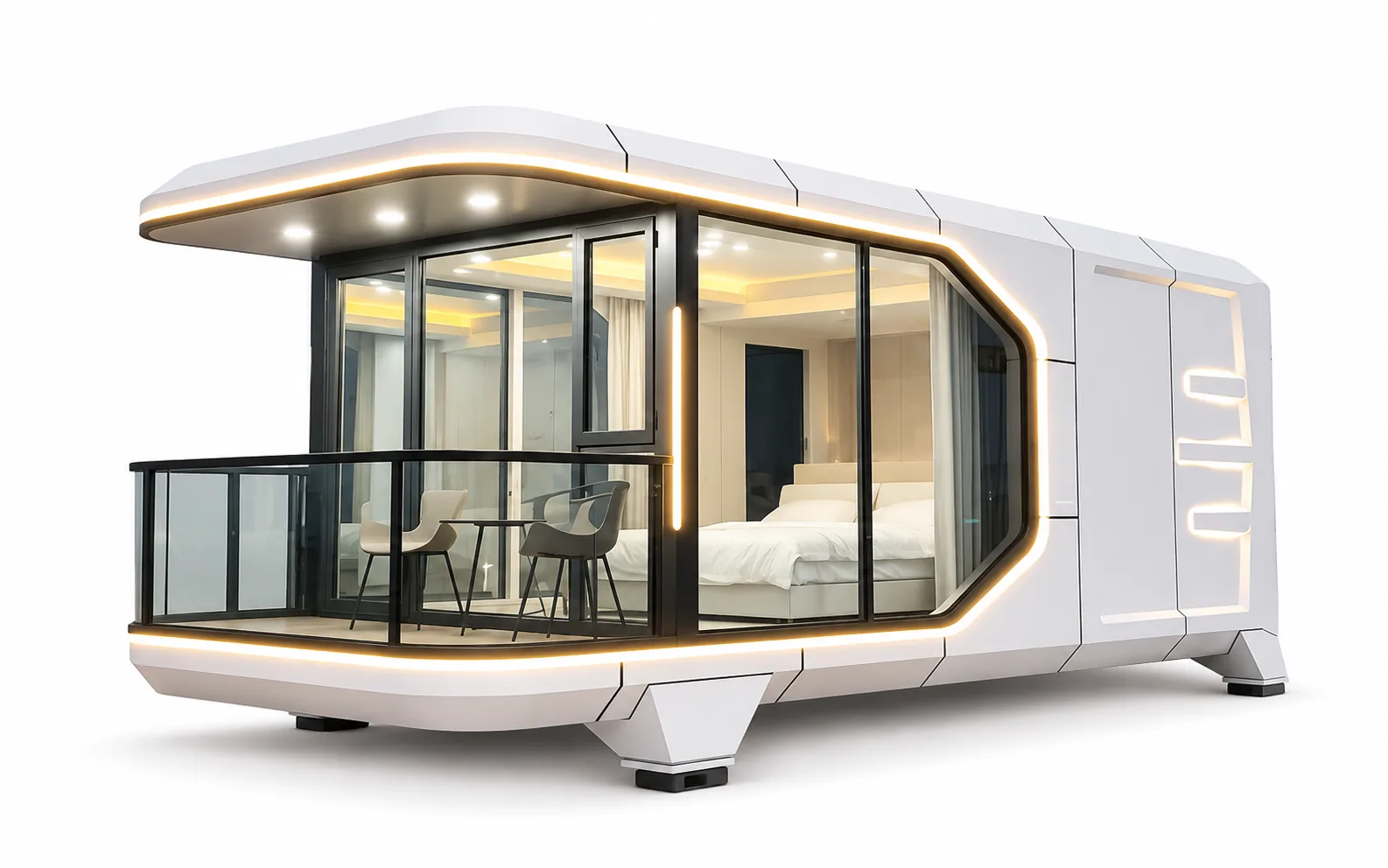 Modulo de oficina ECOKASSA con interior equipado